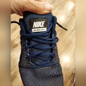 Nike Air Max 2017 Running Shoes Men's Size 10 Blue Sneakers 849559 405